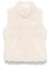Moncler Wourl Gilet In Neutrals
