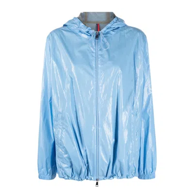 Moncler Wuisse Zip-fastening Hooded Jacket In Black