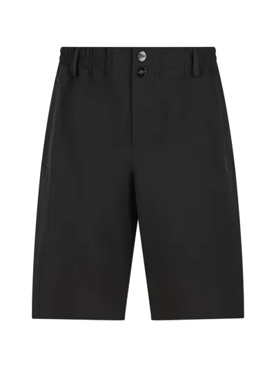 Moncler X A$ap Rocky Elasticated-waist Shorts In Black