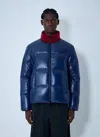 Moncler X A$ap Rocky Reversible Throttle Short Down Jacket In Blue