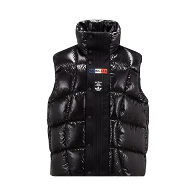 Pre-owned Moncler X Adidas Bozon Down Vest 'black' | Men's Size 3