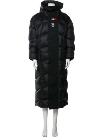 Pre-owned Moncler X Adidas Down Coat In Black