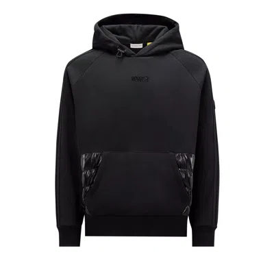 Pre-owned Moncler X Adidas Fleece Hoodie 'black'