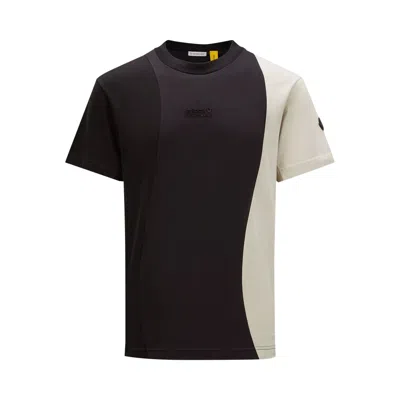 Pre-owned Moncler X Adidas Jersey T-shirt 'black/white'