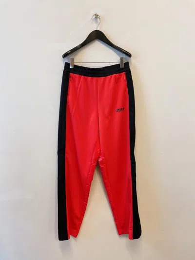 Moncler X Adidas Logo Sweatpants In Red