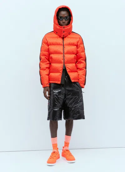 Moncler X Adidas Originals Alpbach Down Jacket In Orange