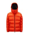 Moncler X Adidas Originals Alpbach Short Down Jacket In Orange
