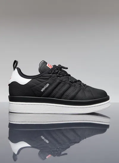 Moncler X Adidas Originals Campus Low Top Sneakers In Black