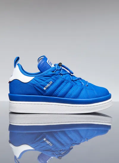 Moncler X Adidas Originals Campus Low Top Sneakers In Blue