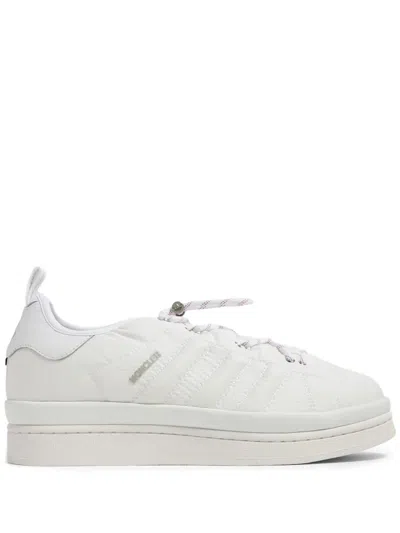 Moncler X Adidas Originals Campus Sneakers In White