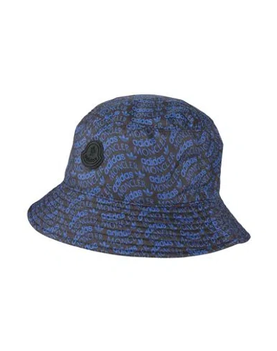 Moncler X Adidas Originals Man Hat Blue Size L Polyester