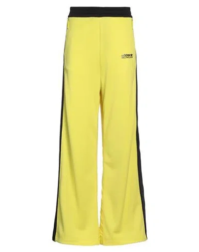 Moncler X Adidas Originals Man Pants Yellow Size M Polyester, Polyamide