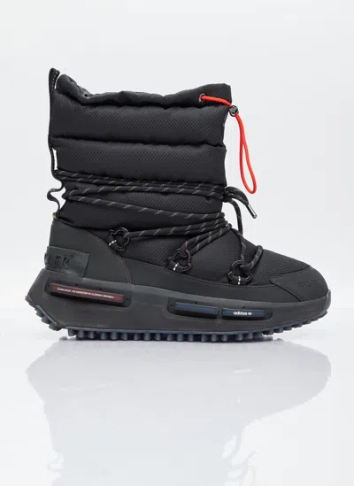 Moncler X Adidas Originals Nmd Mid Ankle Boots In Black