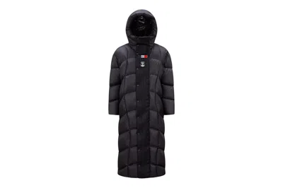 Pre-owned Moncler X Adidas Originals Oreiller Long Down Jacket Black