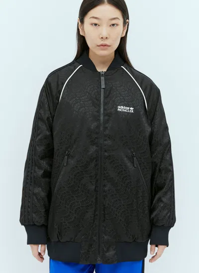Moncler X Adidas Originals Seelos Bomber Jacket In Black