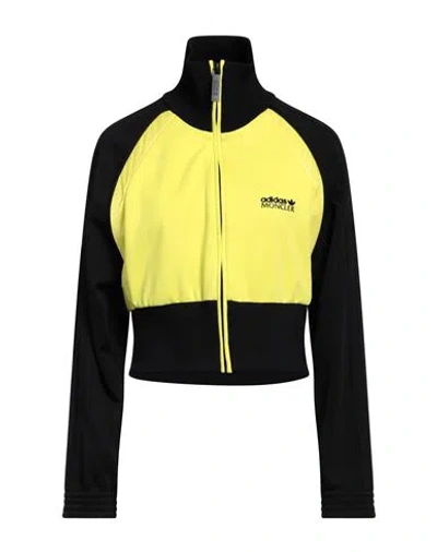 Moncler X Adidas Originals Woman Jacket Yellow Size M Polyester, Polyamide