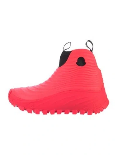 Pre-owned Moncler X Alicia Keys Rubber Boots In Pink