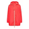 Moncler X Alicia Keys Soho Hooded Jacket In Pink