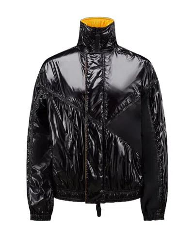 MONCLER MONCLER X ALICIA KEYS LOGO PATCH PADDED JACKET