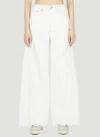 Moncler X Alicia Keys Women Wide Leg Pants In White