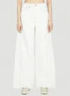 Moncler X Alicia Keys Wide Leg Pants In White