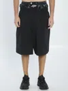 Moncler X Asap Rocky Awge Bermda Shorts In Black