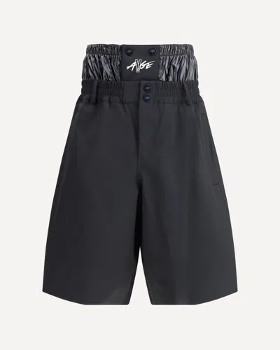 MONCLER X ASAP ROCKY DOUBLE-LAYER BERMUDA BY MONCLER X A$AP ROCKY