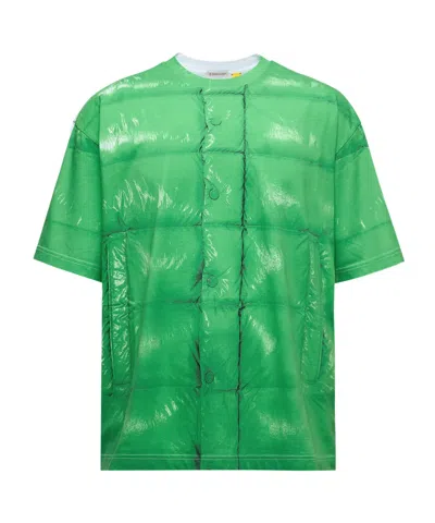 Moncler X Asap Rocky Logo Patch T-shirt In Green