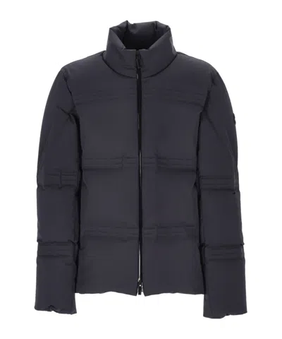 Moncler X Asap Rocky Long-sleeved Cotton Jacket In Blue