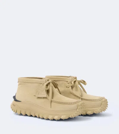 Moncler Beige Clarks Originals Edition Trailgrip Wallabee Gtx Boots In Brown