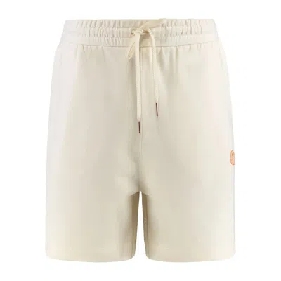 Moncler X Donald Glover Moncler X Gilga Farm By Donald Glover Cotton Shorts In White