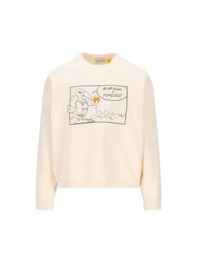 Moncler X Donald Glover Sweatshirts In Neutral