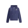 Moncler X Donald Glover Moncler X Gilga Farm By Donald Glover Zip-up Hoodie In Blue