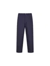 Moncler X Donald Glover Cotton Gabardine Trousers In Blue