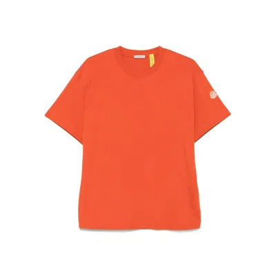 Moncler X Donald Glover T-shirts In Orange
