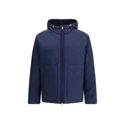 Moncler X Donald Glover The Moncler X Gilga Farm By Donald Glover Caracara Short Down Jacket In Blue