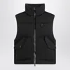 Moncler X Edward Enninful Padded Zip Vest In Black