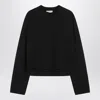 Moncler X Edward Enninful Sweatshirt With Asymmetric Hem In Black