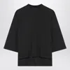 Moncler X Edward Enninful Top With Asymmetric Hem In Black