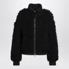 Moncler X Edward Enninful Wool-blend Cardigan In Black