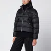 Moncler X Edward Enninful Black Zip Down Jacket In Black