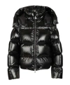 Moncler X Ee72 By Edward Enninful Lothar Glossy Down Jacket In Black