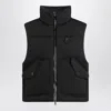 Moncler X Edward Enninful Padded Zip Vest In Black