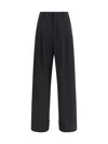 Moncler X Edward Enninful Moncler X Ee72 Trousers By Edward Enninful In Stretch Technical Wool In Black