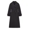 Moncler X Edward Enninful Polyester Coats In Black