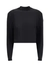 Moncler X Edward Enninful Sweatshirt By Moncler X Ee72 By Edward Enninful In Viscose And Neoprene In Black
