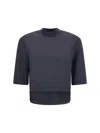 Moncler X Edward Enninful T-shirt By Moncler X Ee72 By Edward Enninful In Neoprene In Black