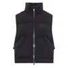 Moncler X Edward Enninful Padded Zip Vest In Black
