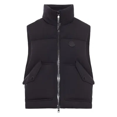 Moncler X Edward Enninful Waistcoats In Black