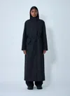 Moncler X Edward Enninful Winifred Long Windbreaker Jacket In Blue